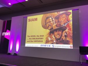 SIAM, the good, bad, obligatory & virtuous presentation at ITSM17 