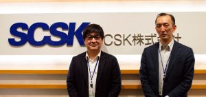 Mr Kaiho and Mr Morooka from SCSK